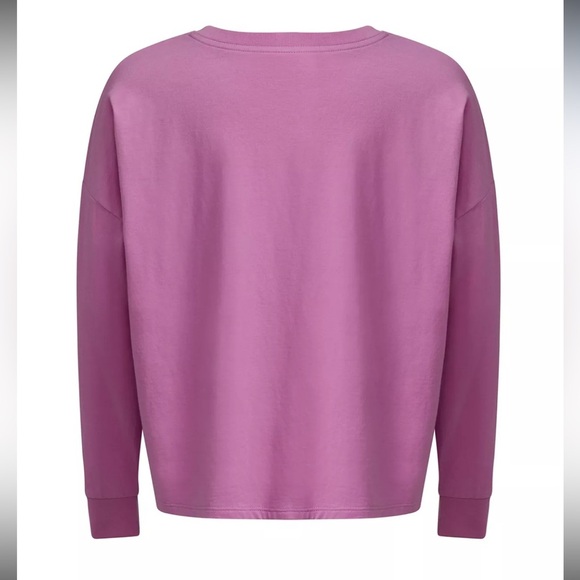 Adidas Big Girls Purple/Silver Long Sleeve Waist T-shirt/Tee | NEW/NWT!!💜💜🩶🩶 - Picture 2 of 6